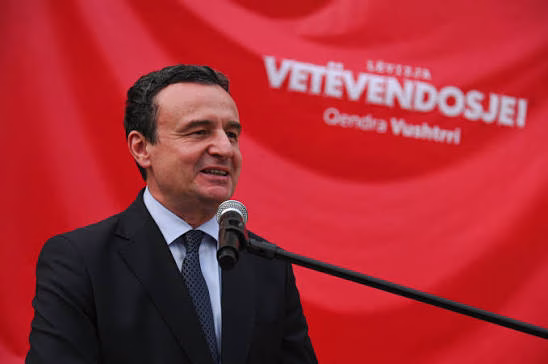  Koalicioni Lëvizja Vetëvendosje   VV ja zyrtarizon koalicionin me tri parti